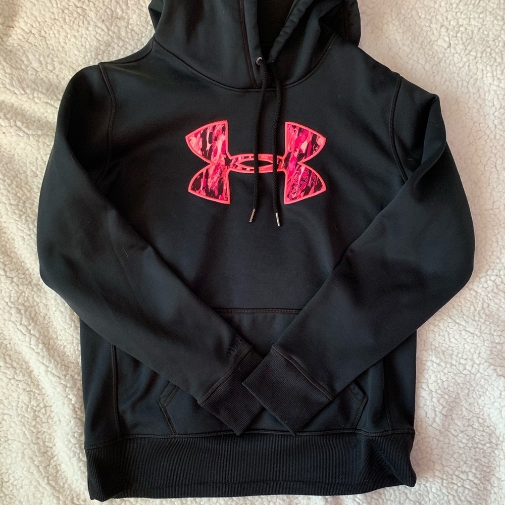 Black and Pink Under Amour Sweatshirt